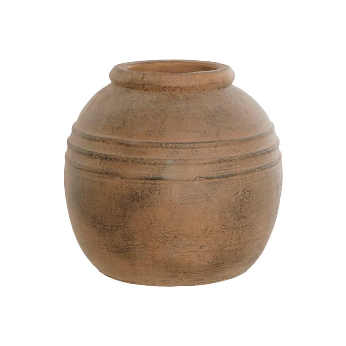 Vase Home ESPRIT Cement Traditional 32 x 32 x 30 cm - Декорация и Осветление<<<Дом Градина<<<BigBuy&&&Украса за средата