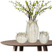 Vase Home ESPRIT Cream Ceramic Leaf of a plant 22 x 22 x 19 cm - Декорация и Осветление<<<Дом Градина<<<BigBuy&&&Украса