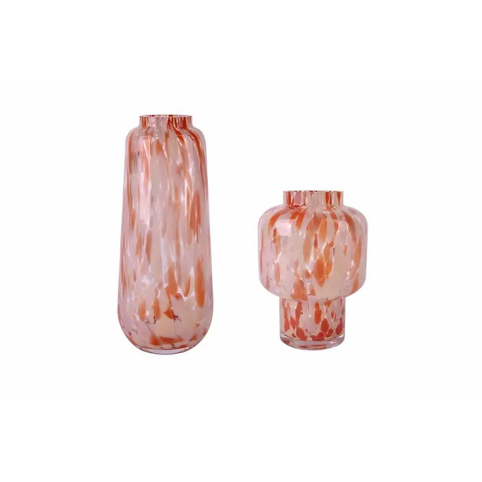 Vase Home ESPRIT Cream Terracotta Crystal Modern 15 x 15 x 21 cm - Декорация и Осветление<<<Дом