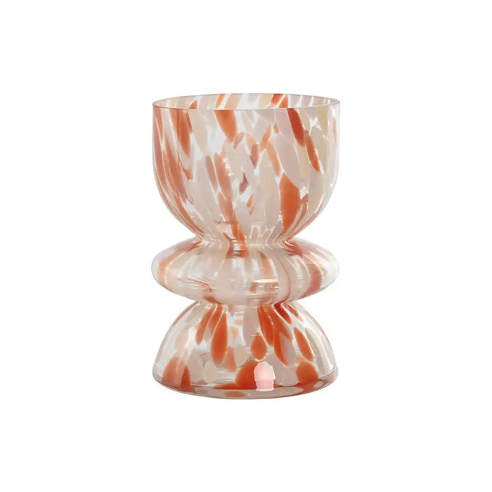 Vase Home ESPRIT Cream Terracotta Crystal Modern 16 x 16 x 24 cm - Декорация и Осветление<<<Дом