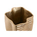Vase Home ESPRIT Golden Aluminium Abstract Modern 17 x 15 x 33 cm - Декорация и Осветление<<<Дом