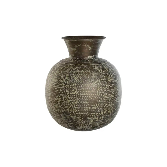 Vase Home ESPRIT Green Aluminium 60 x 60 x 72 cm - Декорация и Осветление<<<Дом Градина<<<BigBuy&&&Украса за средата на