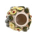 Vase Home ESPRIT Green Ceramic Avocado Tropical 20 x 20 x 26 cm - Украса за средата на масата и вази<<<Декорация и