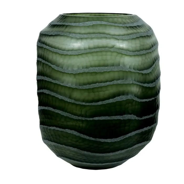 Vase Home ESPRIT Green Crystal Modern 27 x 27 x 33 cm - Декорация и Осветление<<<Дом Градина<<<BigBuy&&&Украса за