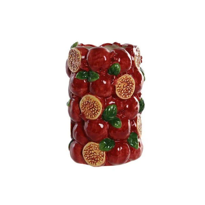 Vase Home ESPRIT Green Maroon Ceramic 21 x 21 x 30 cm - Украса за средата на масата и вази<<<Декорация и