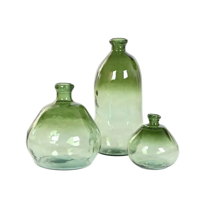 Vase Home ESPRIT Green Recycled glass 45 x 45 x 47,5 cm - Декорация и Осветление<<<Дом Градина<<<BigBuy&&&Украса за
