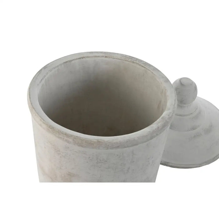 Vase Home ESPRIT Grey Cement Oriental 19 x 19 x 31 cm - Декорация и Осветление<<<Дом Градина<<<BigBuy&&&Украса за