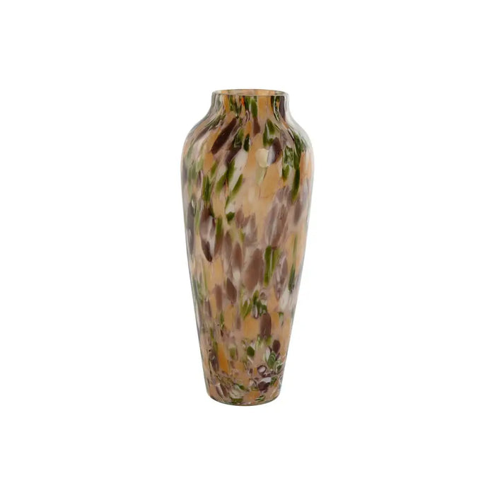 Vase Home ESPRIT Multicolour Crystal Modern 18 x 18 x 41,5 cm - Украса за средата на масата и вази<<<Декорация и