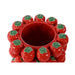 Vase Home ESPRIT Red Ceramic Stoneware Strawberries Tropical 23 x 23 x 34 cm - Декорация и Осветление<<<Дом
