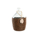 Vase Home ESPRIT Transparent Dark brown Crystal Natural Colonial 26 x 26 x 39 cm - Декорация и Осветление<<<Дом