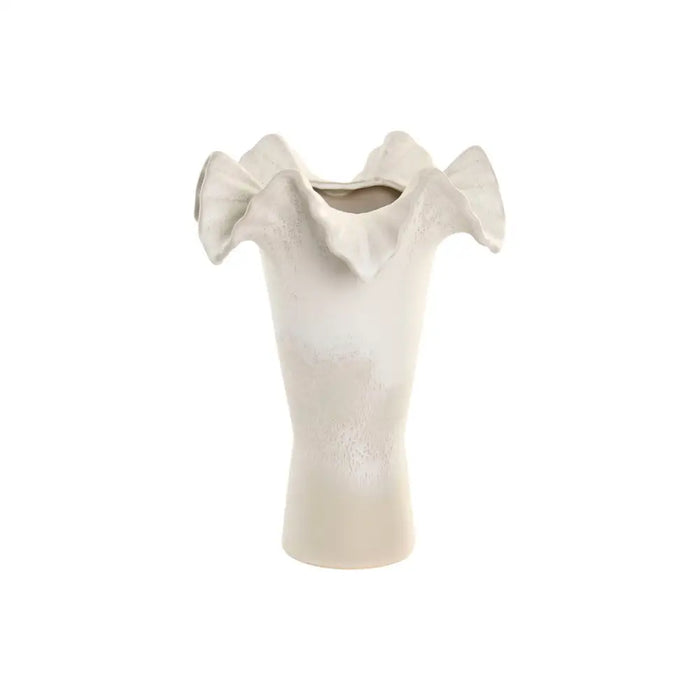 Vase Home ESPRIT White Ceramic 26 x 26 x 33 cm - Декорация и Осветление<<<Дом Градина<<<BigBuy&&&Украса за средата на