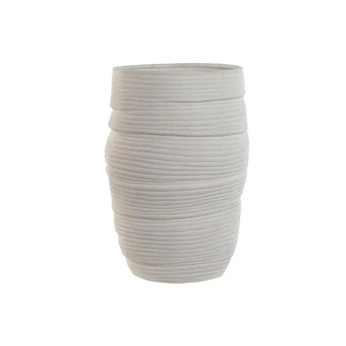 Vase Home ESPRIT White Ceramic 27 x 27 x 37 cm - Декорация и Осветление<<<Дом Градина<<<BigBuy&&&Украса за средата на