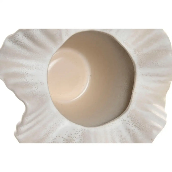 Vase Home ESPRIT White Ceramic 30 x 30 x 18 cm - Декорация и Осветление<<<Дом Градина<<<BigBuy&&&Украса за средата на
