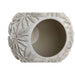 Vase Home ESPRIT White Ceramic Traditional style Leaf of a plant 27 x 27 x 35 cm - Декорация и Осветление<<<Дом