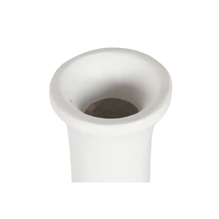 Vase Home ESPRIT White Fibreglass 30 x 30 x 80 cm - Декорация и Осветление<<<Дом Градина<<<BigBuy&&&Украса за средата
