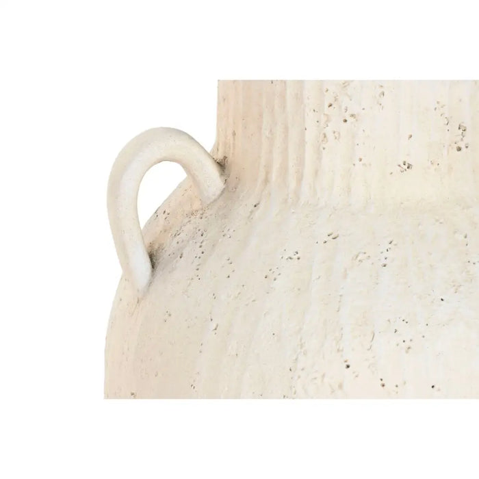 Vase Home ESPRIT White Magnesium 35 x 33 x 65 cm - Декорация и Осветление<<<Дом Градина<<<BigBuy&&&Украса за средата на
