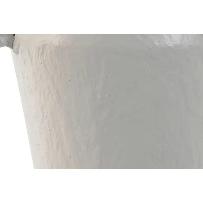 Vase Home ESPRIT White Metal 33,5 x 20 x 36 cm - Декорация и Осветление<<<Дом Градина<<<BigBuy&&&Украса за средата на