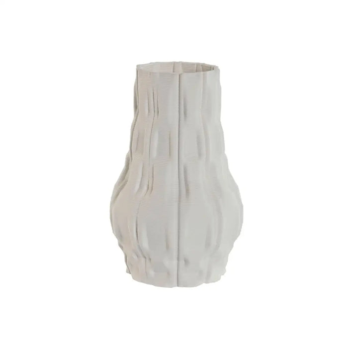 Vase Home ESPRIT White Stoneware Modern 14,5 x 14,5 x 24 cm - Декорация и Осветление<<<Дом Градина<<<BigBuy&&&Украса за