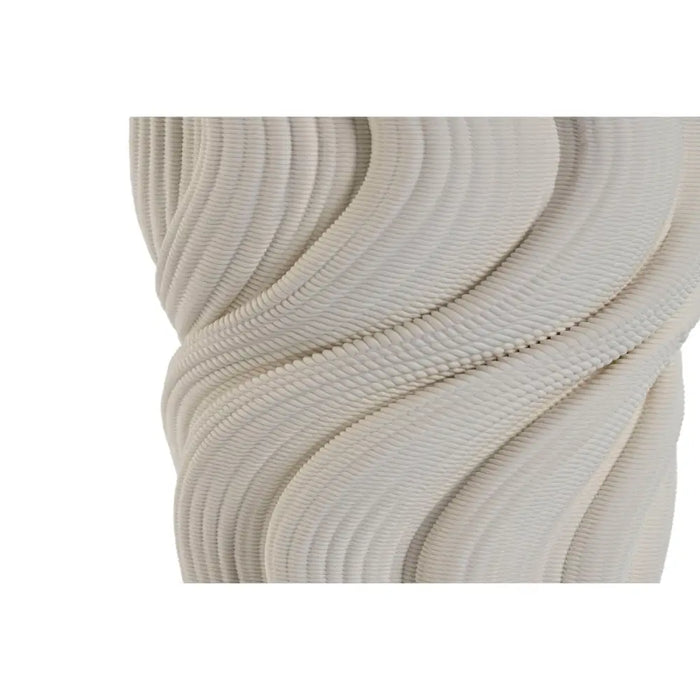 Vase Home ESPRIT White Stoneware Modern 14 x 14 x 19 cm - Декорация и Осветление<<<Дом Градина<<<BigBuy&&&Украса за