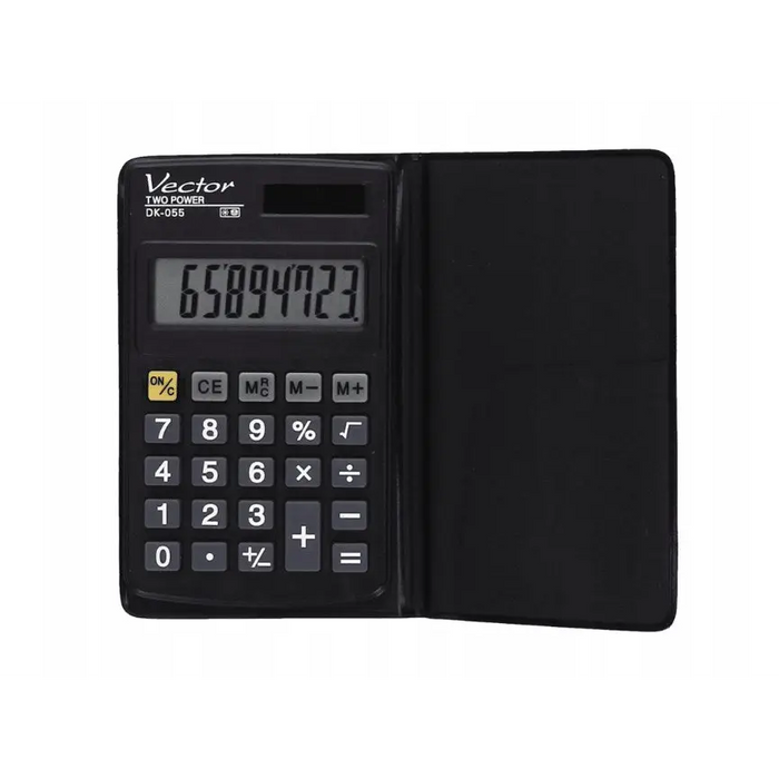 Vector DK-055 Pocket Calculator Black - CalculatorsARB-KLK<<<Office suppliesARB<<<ActionPL