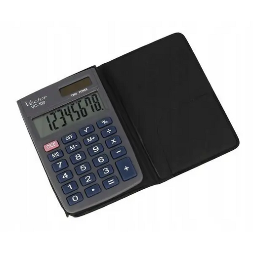 Vector KAV VC-100 office calculator 8 digits 58 x 88.5 mm grey - CalculatorsARB-KLK<<<Office suppliesARB<<<ActionPL