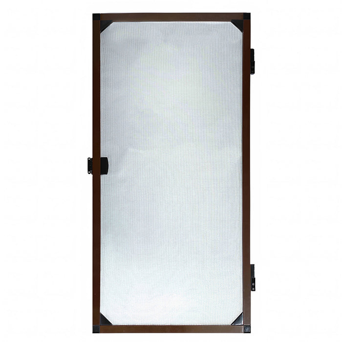 WINDOW MOSQUITO SCREEN KIT UP TO 200X100CM BROWN VEKTOR NEW LINE