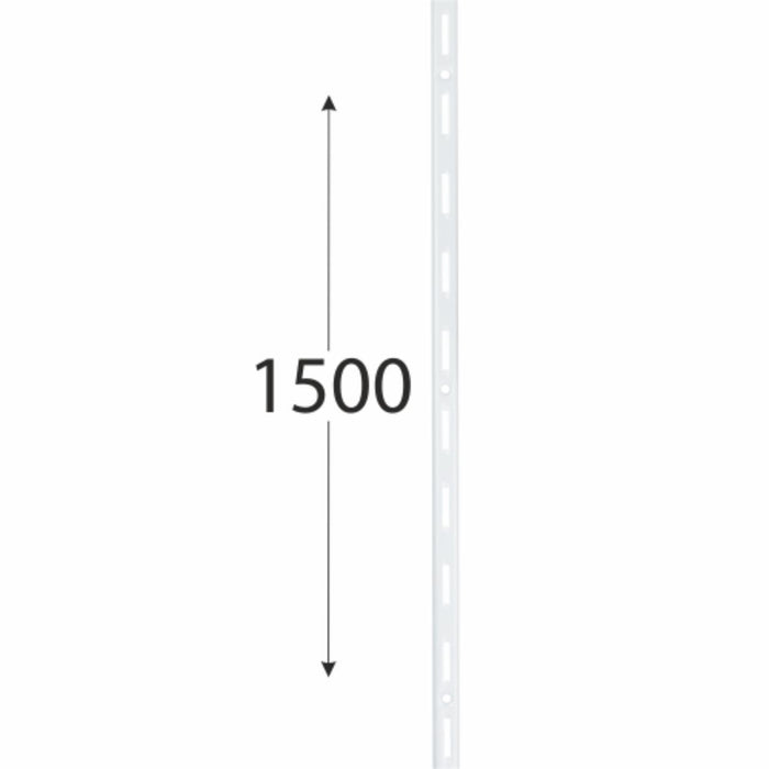 SINGLE RAIL 1500MM WHITE