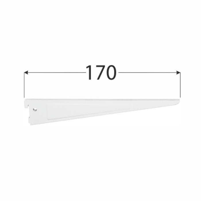 DOUBLE BRACKET 170MM WHITE