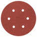 VELCRO PAD FOR ECCENTRIC GRINDER 5 PCS. BOSCH - Шкурки за машинно шлайфане<<<Консумативи за