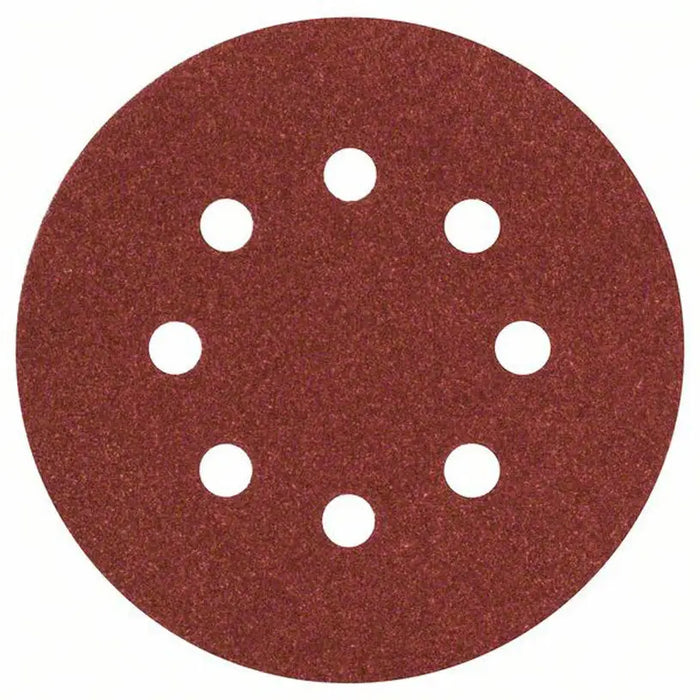 VELCRO PAD FOR ECCENTRIC GRINDER 5 PCS. BOSCH - Шкурки за машинно шлайфане<<<Консумативи за