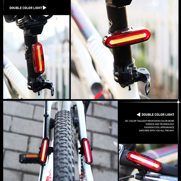 Zadna bicycle light Waterproof Rechargeable