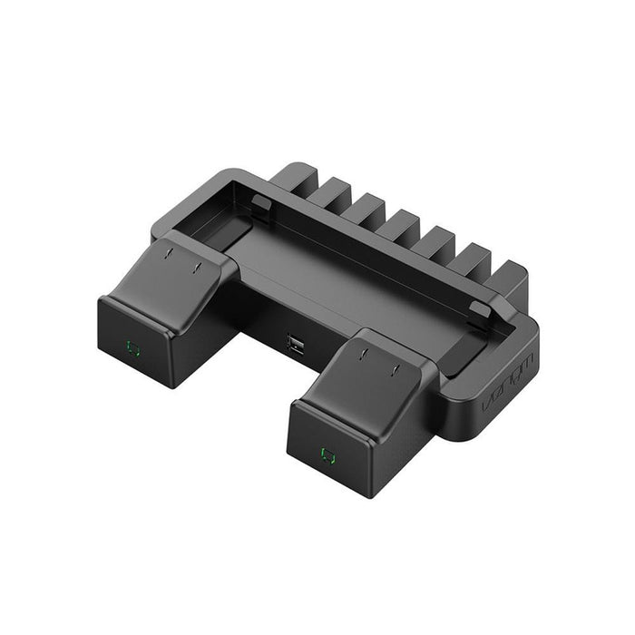 Vertical charging station for Xbox One with 2 Venom VS2861 batteries
