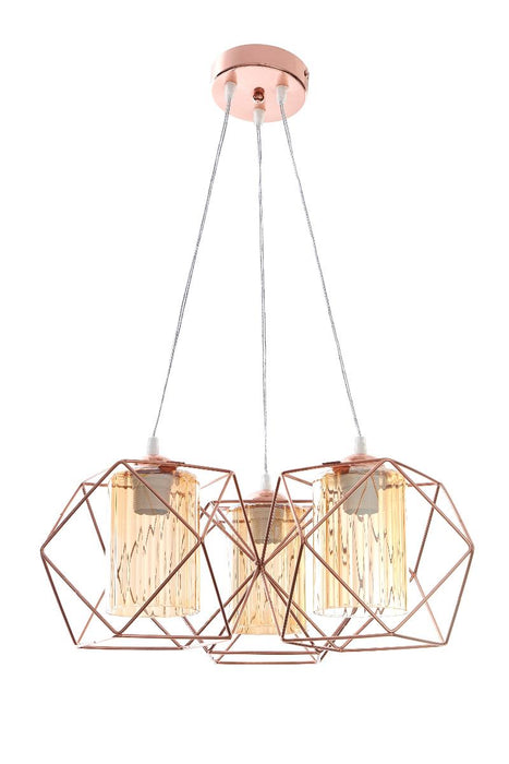 CHANDELIER BREEZE 3xE27 COPPER