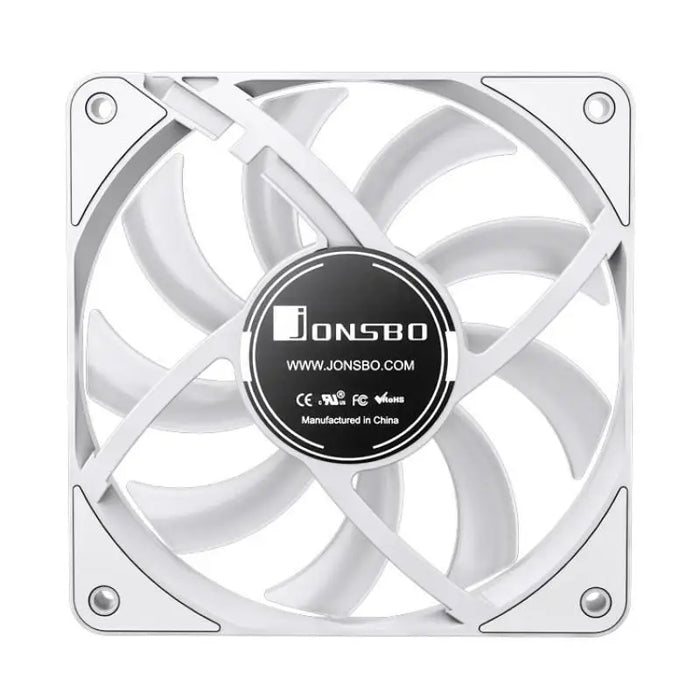 Вентилатор Jonsbo HF1215 Slim PWM ARGB 120x120x15 Бял - Вентилатори<<<Компютърни компоненти<<<ValiAPI