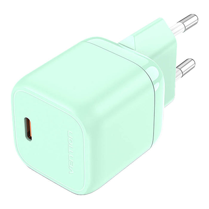 Vention FAKG0-EU USB-C GaN 30W power charger (green) - mains chargers<<<Chargers<<<GSM Accessories<<<InnproXML&&&Power