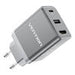 Vention FJAH0-EU USB(C + A)+HDMI GaN mains charger (60W/5W/4K@60Hz) (grey) - mains chargers<<<Chargers<<<GSM