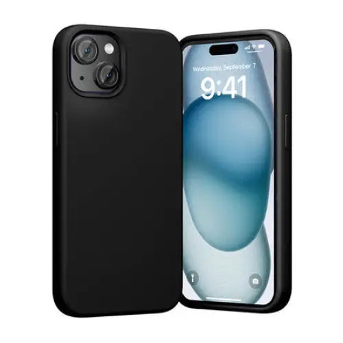 Vention KUFB0-20 Silicone Case for iPhone 15 Plus (black) - Protective cases for smartphones<<<Cases<<<GSM