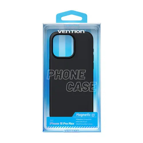 Vention KUFB0-40 Silicone Case for iPhone 15 Pro Max (black) - Protective cases for smartphones<<<Cases<<<GSM