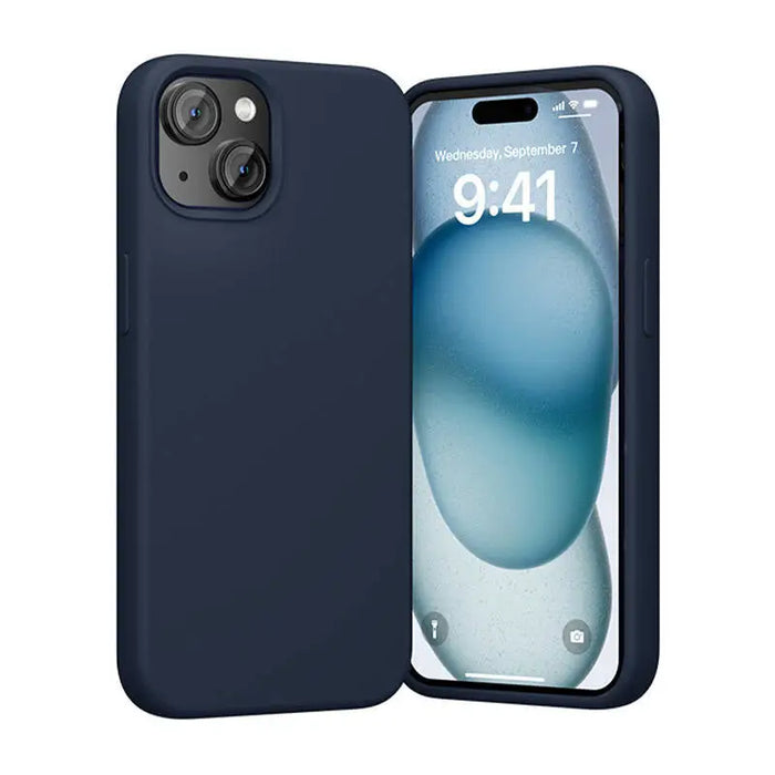 Vention KUFL0-10 Silicone Case for iPhone 15 (blue) - Protective cases for smartphones<<<Cases<<<GSM