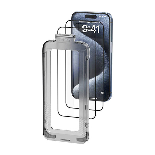 Vention KUKTCA-10 tempered glass for iPhone 15 + applicator - For smartphones<<<Tempered glass and screen