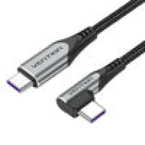 Vention TAKHF USB-C to USB-C 5A angle cable (gray) - USB-C to USB-C<<<USB cables<<<GSM Accessories<<<InnproXML