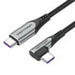Vention TAKHF USB-C to USB-C 5A angle cable (gray) - USB-C to USB-C<<<USB cables<<<GSM Accessories<<<InnproXML
