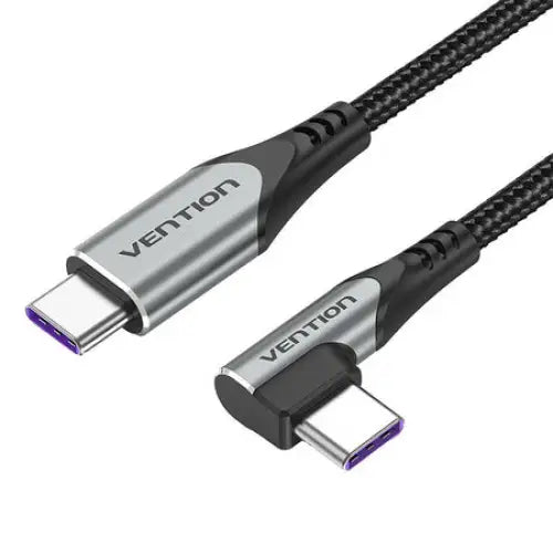 Vention TAKHF USB-C to USB-C 5A angle cable (gray) - USB-C to USB-C<<<USB cables<<<GSM Accessories<<<InnproXML