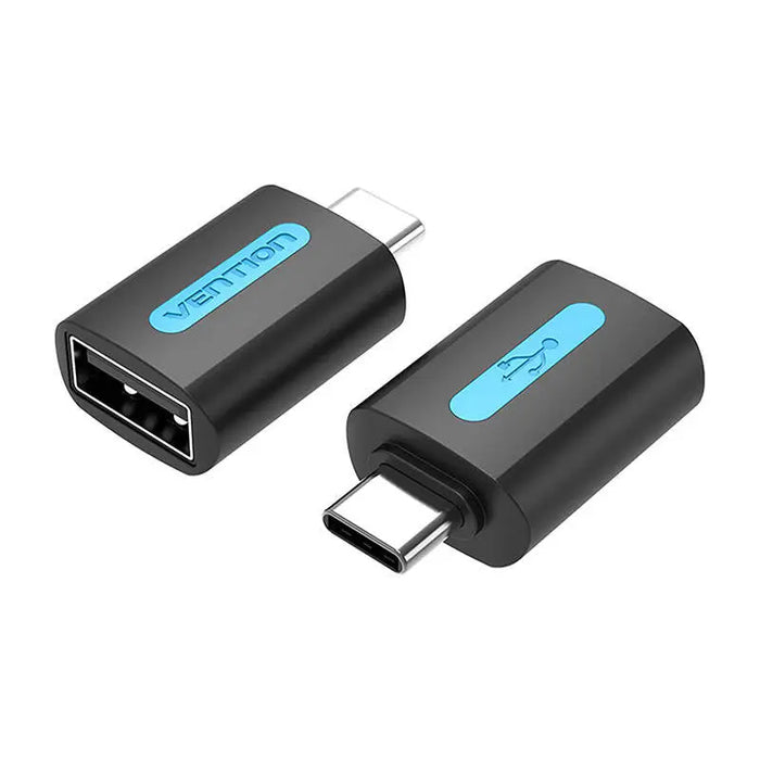 Vention USB Adapter CDTB0 USB-C male to USB 2.0 female (black) - Adapters connectors and converters<<<IT