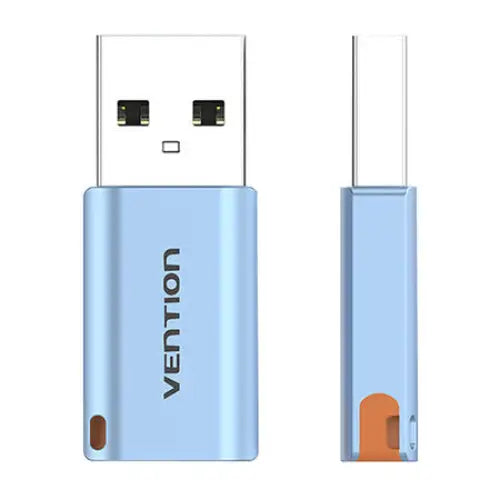 Vention USB adapter CUAH0 USB-A 3.1 male to USB-C female (gray) - Adapters connectors and converters<<<IT