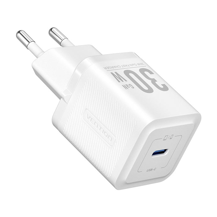 Vention FEZB0-EU USB-C GaN network charger (30W) (white)