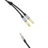 Audio cable mini jack 3.5mm to 2x jack 6.35mm male Vention BARHK 8m