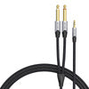 Audio cable mini jack 3.5mm to 2x jack 6.35mm male Vention BARHL 10m