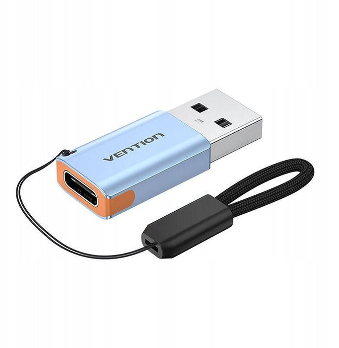 Vention USB adapter CUAH0, USB-A 3.1 male to USB-C female (gray)