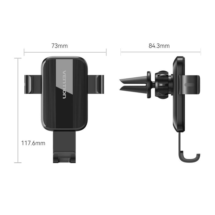 Automatic Car Phone Holder Vention KCTB0 with Clip Black